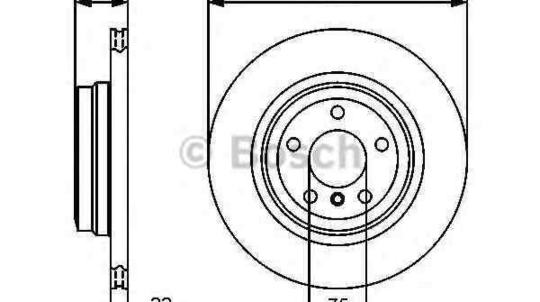 Disc frana BMW 3 Cabriolet (E93) BOSCH 0 986 479 439