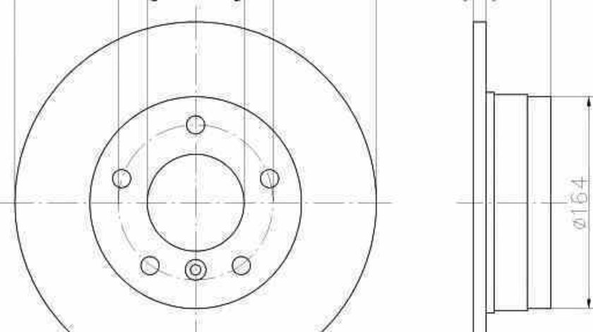 Disc frana BMW 3 E46 TEXTAR 92055703