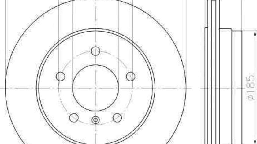 Disc frana BMW 3 (E46) TEXTAR 92141703