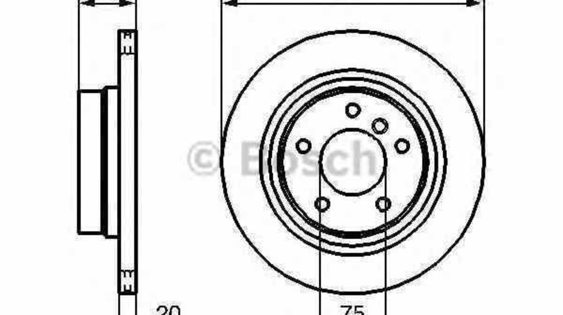 Disc frana BMW 3 E90 BOSCH 0 986 479 218