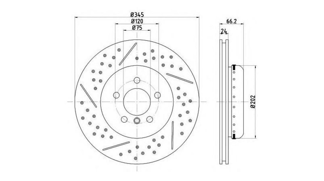 Disc frana BMW 3 (F30, F35, F80) 2011-2016 #2 192600