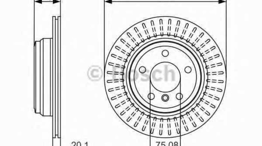 Disc frana BMW 3 Touring F31 BOSCH 0 986 479 045