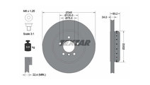 Disc frana BMW 5 (E60) 2003-2010 #2 150346120
