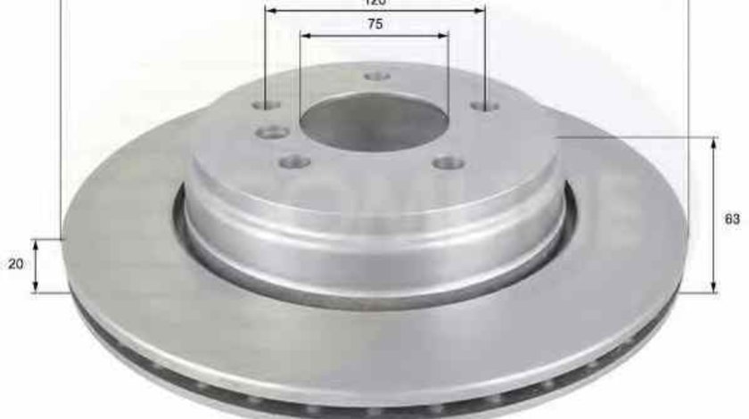 Disc frana BMW 5 E60 COMLINE ADC1726V