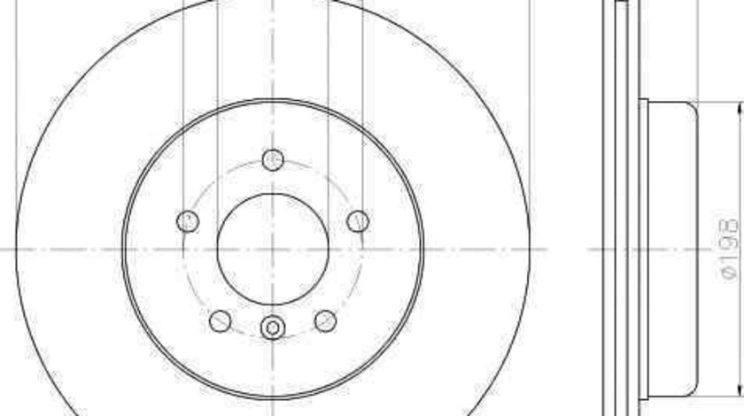 Disc frana BMW 5 (E60) TEXTAR 92182503