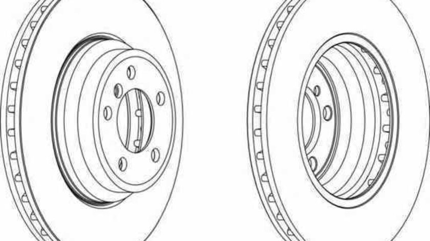 Disc frana BMW 6 E63 FERODO DDF1701C-1