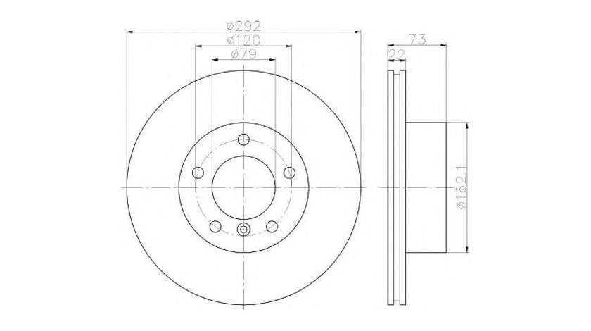 Disc frana BMW BMW 1 (E87) 2003-2013 #2 0986479214