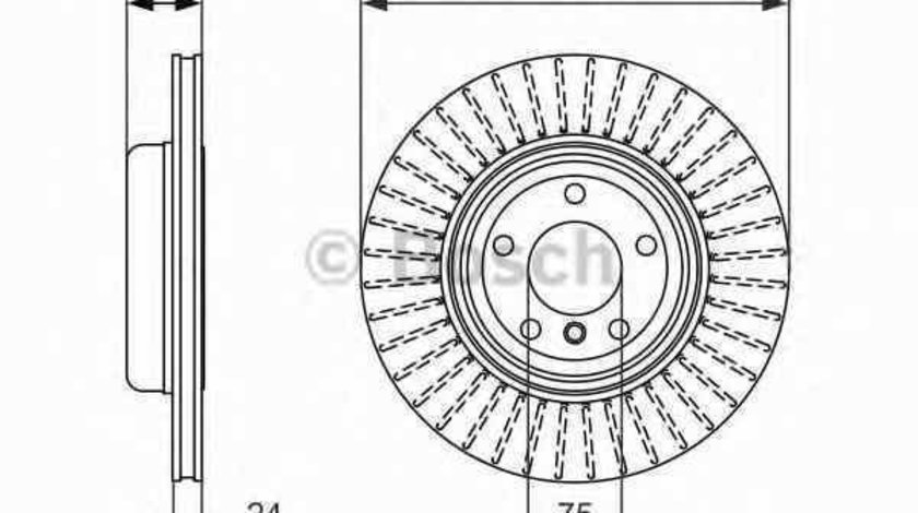 Disc frana BMW (BRILLIANCE) 5 SERIES (E60) BOSCH 0 986 479 729