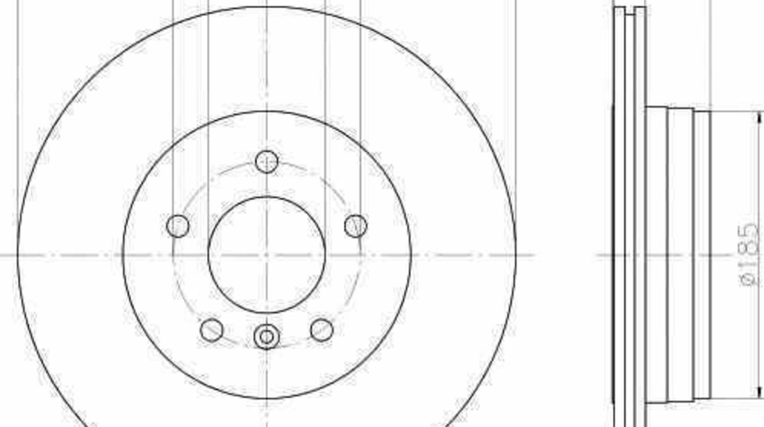 Disc frana BMW (BRILLIANCE) 5 SERIES (E60) TEXTAR 92122703