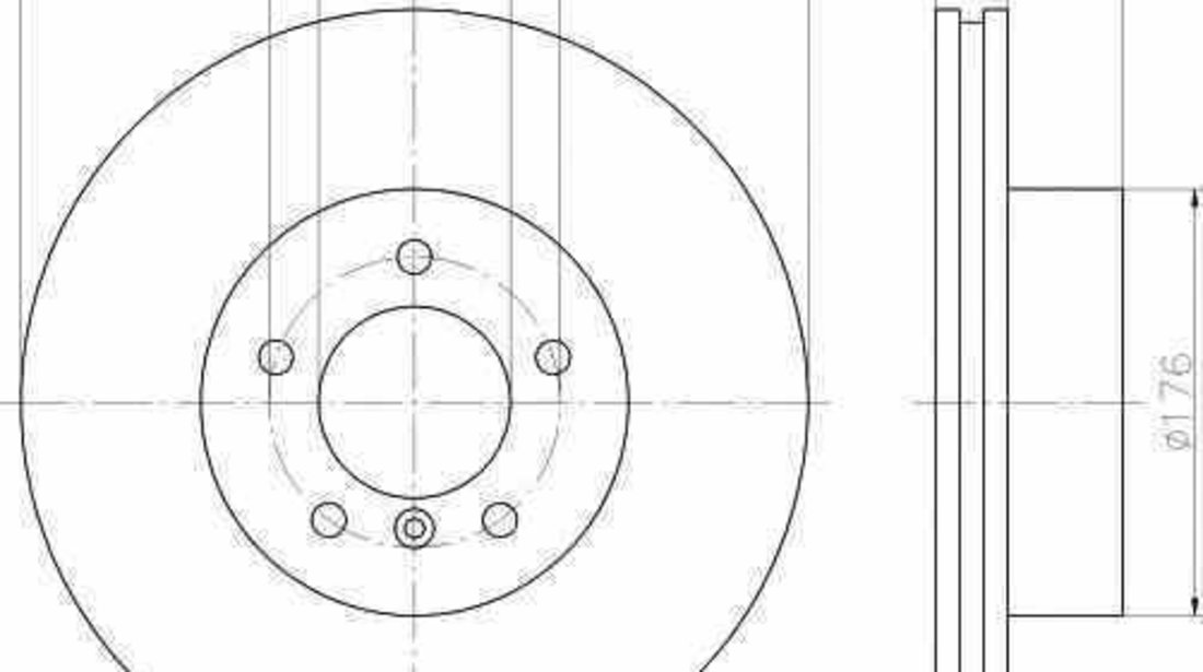 Disc frana BMW (BRILLIANCE) 5 SERIES (E60) TEXTAR 92122605