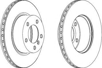 Disc frana BMW Seria 1 Cupe (E82) (2007 - 2013) FERODO DDF1229 piesa NOUA