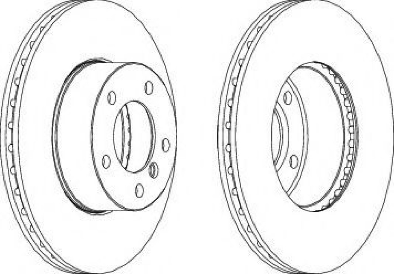 Disc frana BMW Seria 1 Cupe (E82) (2007 - 2013) FERODO DDF1536 piesa NOUA