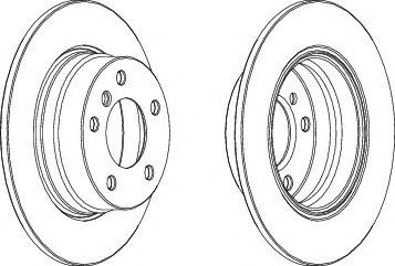 Disc frana BMW Seria 1 (E81) (2006 - 2012) FERODO DDF1303C piesa NOUA