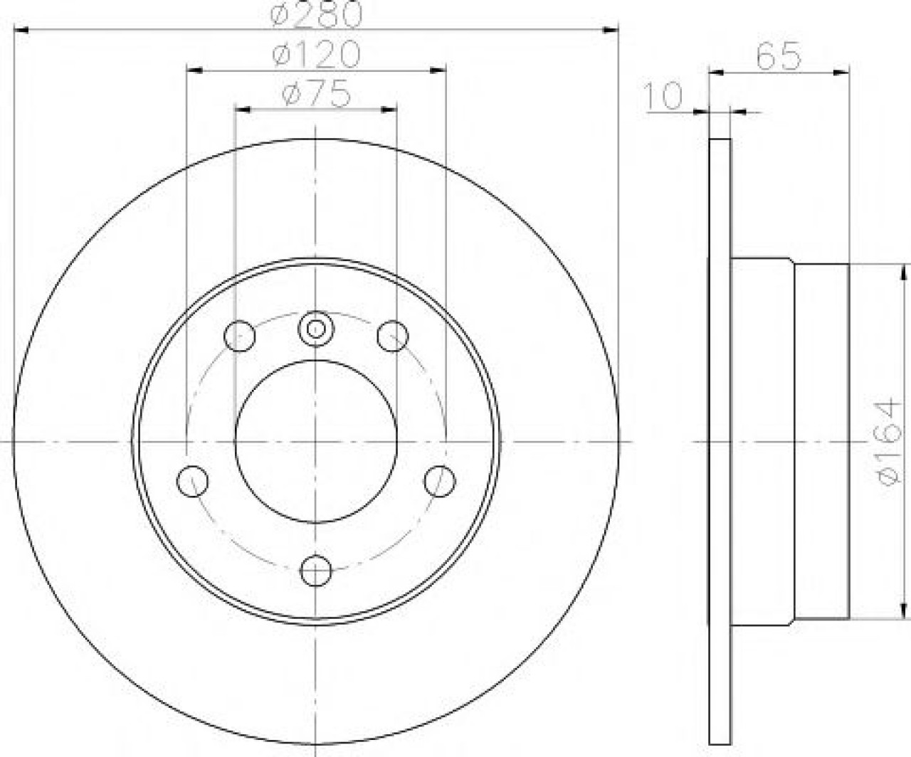 Disc frana BMW Seria 1 (E81) (2006 - 2012) TEXTAR 92132903 piesa NOUA