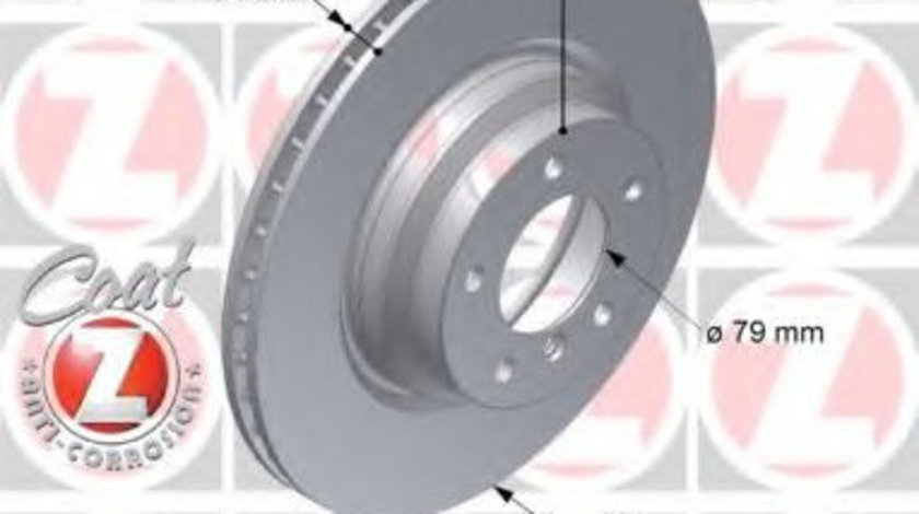 Disc frana BMW Seria 1 (E81) (2006 - 2012) ZIMMERMANN 150.3428.20 piesa NOUA