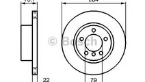 Disc frana BMW Seria 1 (F20) (2010 - 2016) BOSCH 0...