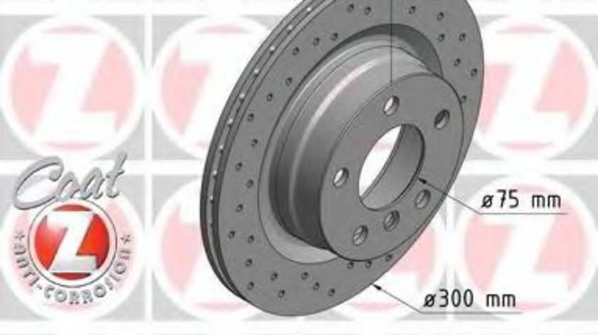 Disc frana BMW Seria 1 (F20) (2010 - 2016) ZIMMERMANN 150.3498.52 piesa NOUA