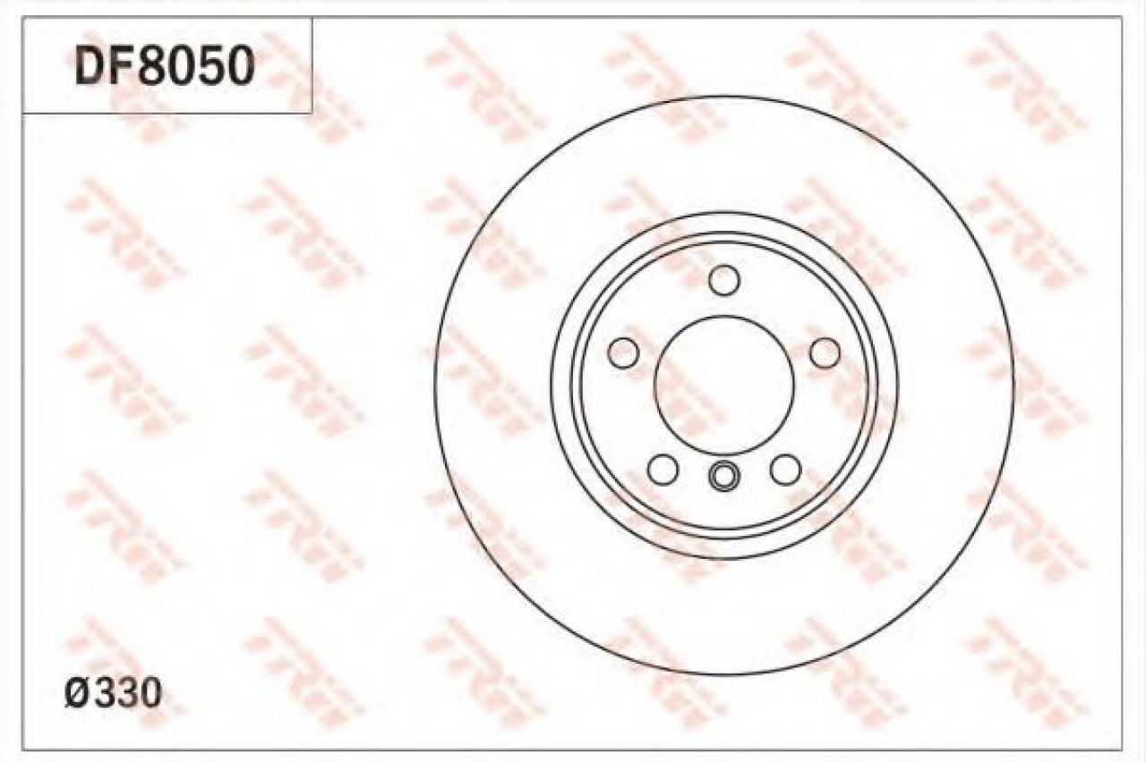 Disc frana BMW Seria 2 Cabriolet (F23) (2014 - 2016) TRW DF8050 piesa NOUA