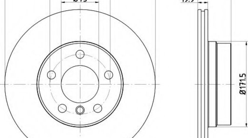 Disc frana BMW Seria 2 Cupe (F22, F87) (2013 - 2016) TEXTAR 92257203 piesa NOUA