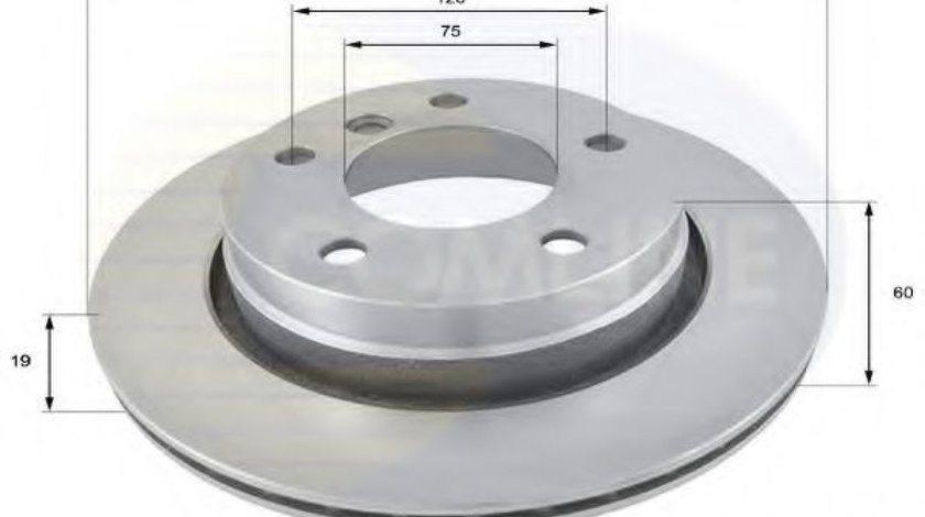 Disc frana BMW Seria 3 Cabriolet (E36) (1993 - 1999) COMLINE ADC1704V piesa NOUA