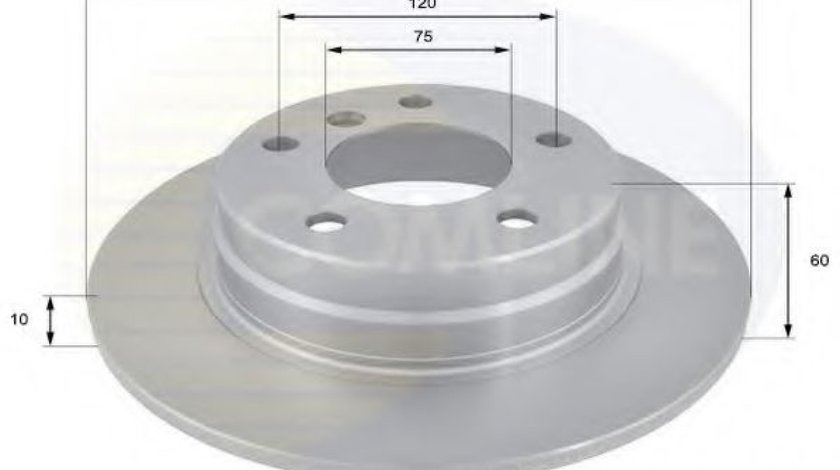 Disc frana BMW Seria 3 Cabriolet (E36) (1993 - 1999) COMLINE ADC1706 piesa NOUA