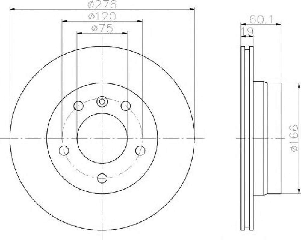 Disc frana BMW Seria 3 Cabriolet (E46) (2000 - 2007) TEXTAR 92072403 piesa NOUA