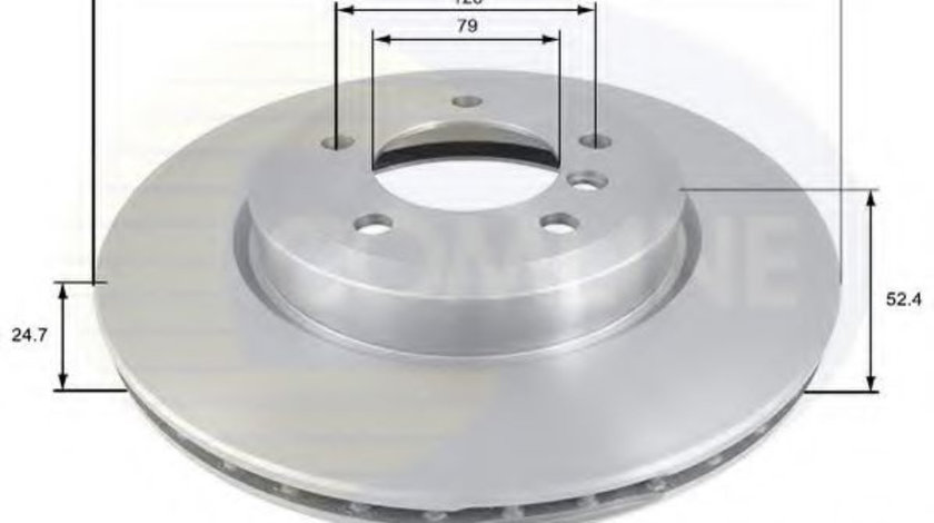 Disc frana BMW Seria 3 Cabriolet (E46) (2000 - 2007) COMLINE ADC1732V piesa NOUA