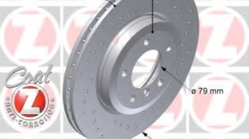 Disc frana BMW Seria 3 Cabriolet (E46) (2000 - 2007) ZIMMERMANN 150.1294.52 piesa NOUA