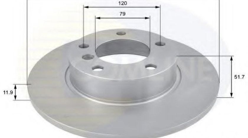 Disc frana BMW Seria 3 Compact (E36) (1994 - 2000) COMLINE ADC1701 piesa NOUA