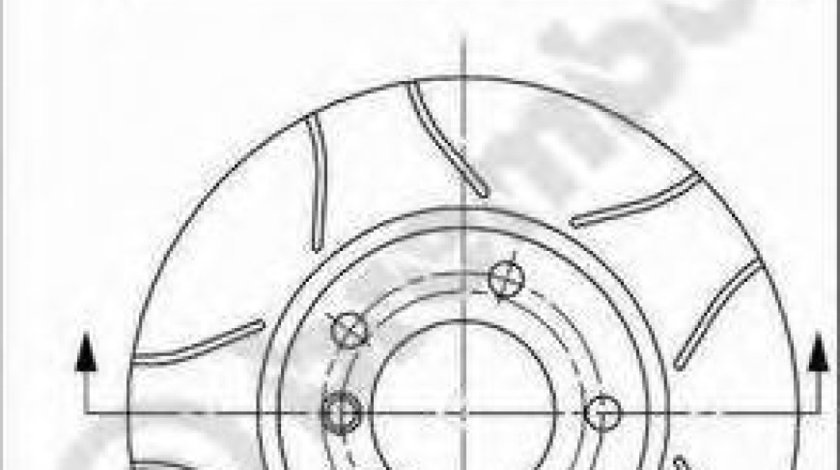 Disc frana BMW Seria 3 Compact (E36) (1994 - 2000) BREMBO 09.5390.77 piesa NOUA