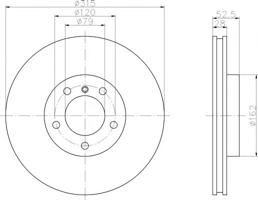 Disc frana BMW Seria 3 Cupe (E36) (1992 - 1999) TEXTAR 92071203 piesa NOUA