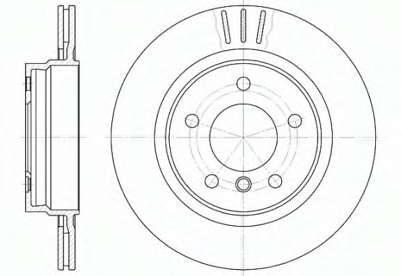 Disc frana BMW Seria 3 Cupe (E46) (1999 - 2006) REMSA 6722.10 piesa NOUA