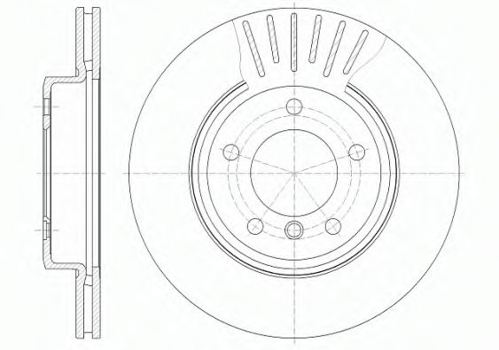 Disc frana BMW Seria 3 Cupe (E46) (1999 - 2006) REMSA 6589.10 piesa NOUA