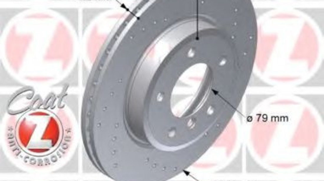 Disc frana BMW Seria 3 Cupe (E46) (1999 - 2006) ZIMMERMANN 150.1288.52 piesa NOUA