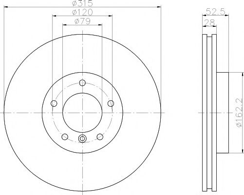 Disc frana BMW Seria 3 (E36) (1990 - 1998) TEXTAR 92071103 piesa NOUA