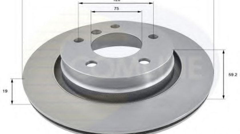 Disc frana BMW Seria 3 (E46) (1998 - 2005) COMLINE ADC1723V piesa NOUA