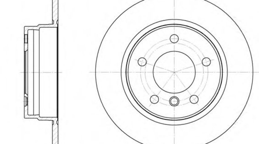 Disc frana BMW Seria 3 (E46) (1998 - 2005) REMSA 6284.00 piesa NOUA