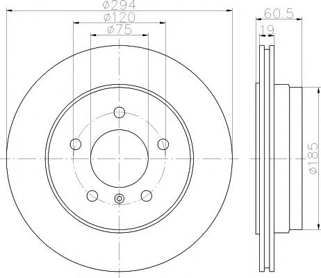 Disc frana BMW Seria 3 (E46) (1998 - 2005) TEXTAR 92141703 piesa NOUA
