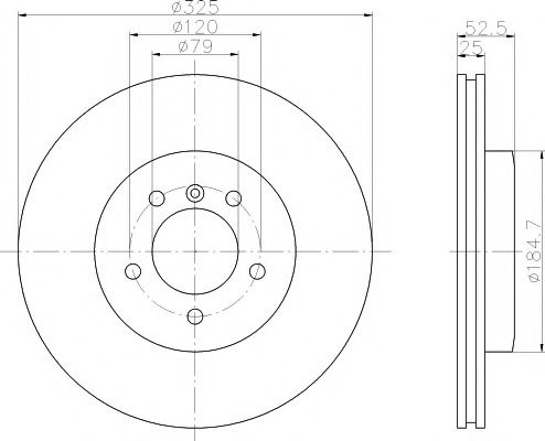 Disc frana BMW Seria 3 (E46) (1998 - 2005) TEXTAR 92106905 piesa NOUA