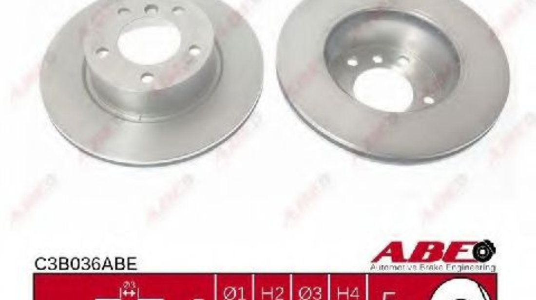 Disc frana BMW Seria 3 (E90) (2005 - 2011) ABE C3B036ABE piesa NOUA