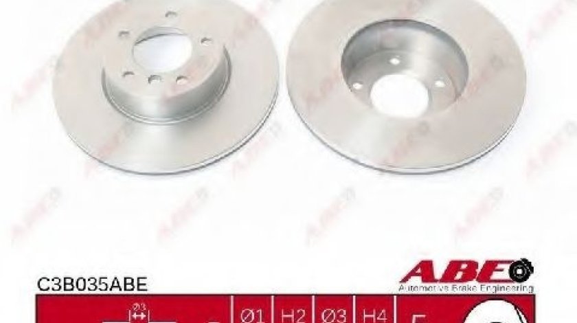 Disc frana BMW Seria 3 (E90) (2005 - 2011) ABE C3B035ABE piesa NOUA