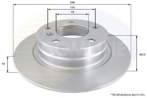 Disc frana BMW Seria 3 (E90) (2005 - 2011) COMLINE ADC1730 piesa NOUA