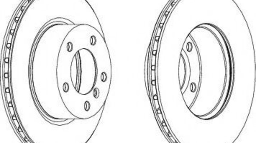 Disc frana BMW Seria 3 (E90) (2005 - 2011) FERODO DDF1229 piesa NOUA