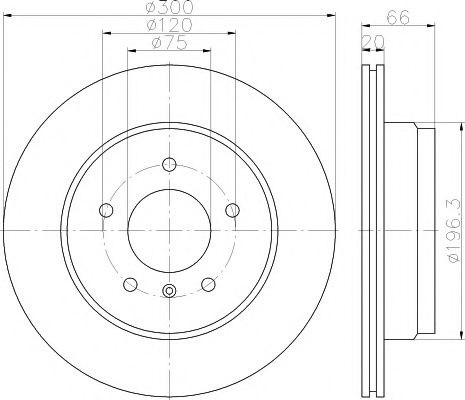 Disc frana BMW Seria 3 (F30, F35, F80) (2011 - 2016) TEXTAR 92239703 piesa NOUA
