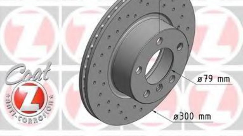 Disc frana BMW Seria 3 (F30, F35, F80) (2011 - 2016) ZIMMERMANN 150.3497.52 piesa NOUA