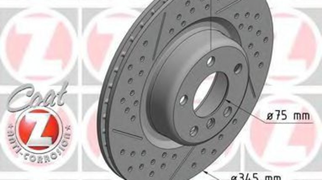 Disc frana BMW Seria 3 (F30, F35, F80) (2011 - 2016) ZIMMERMANN 150.2922.20 piesa NOUA