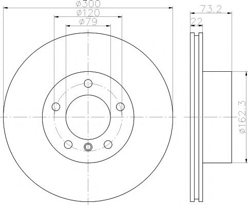 Disc frana BMW Seria 3 (F30, F35, F80) (2011 - 2016) TEXTAR 92238505 piesa NOUA