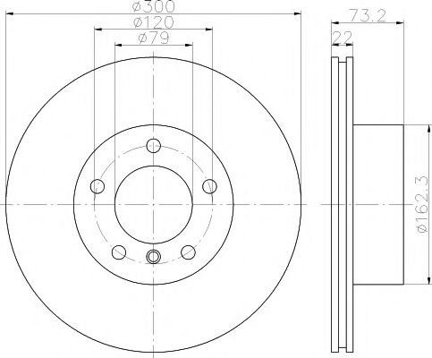 Disc frana BMW Seria 3 (F30, F35, F80) (2011 - 2016) TEXTAR 92238505 piesa NOUA