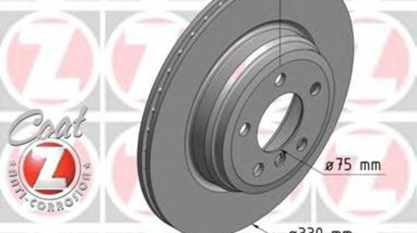 Disc frana BMW Seria 3 (F30, F35, F80) (2011 - 2016) ZIMMERMANN 150.2904.20 piesa NOUA