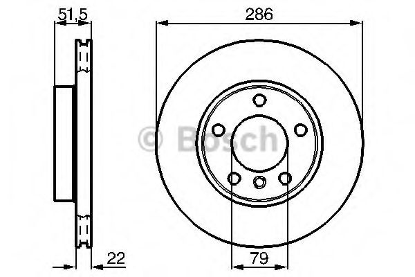 Disc frana BMW Seria 3 Touring (E36) (1995 - 1999) BOSCH 0 986 478 513 piesa NOUA